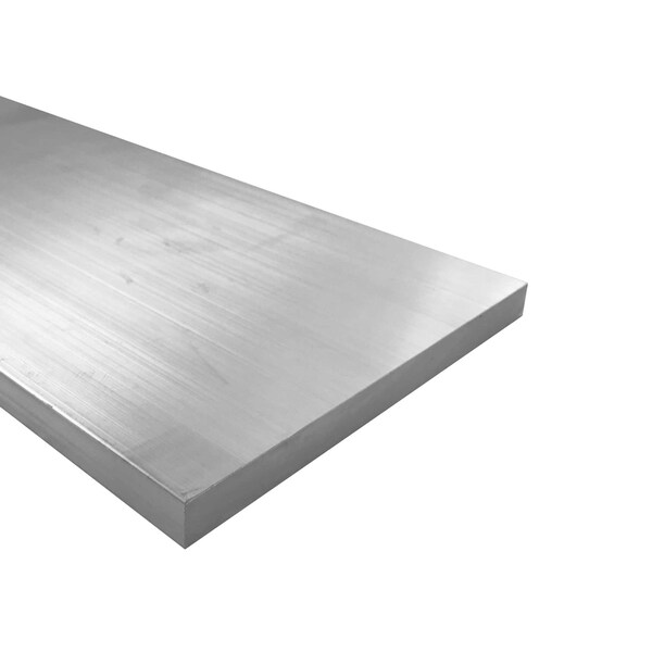 1" x 6" Aluminum Flat Bar, 6061 Plate, 1" Length, T6511 Mill Stock